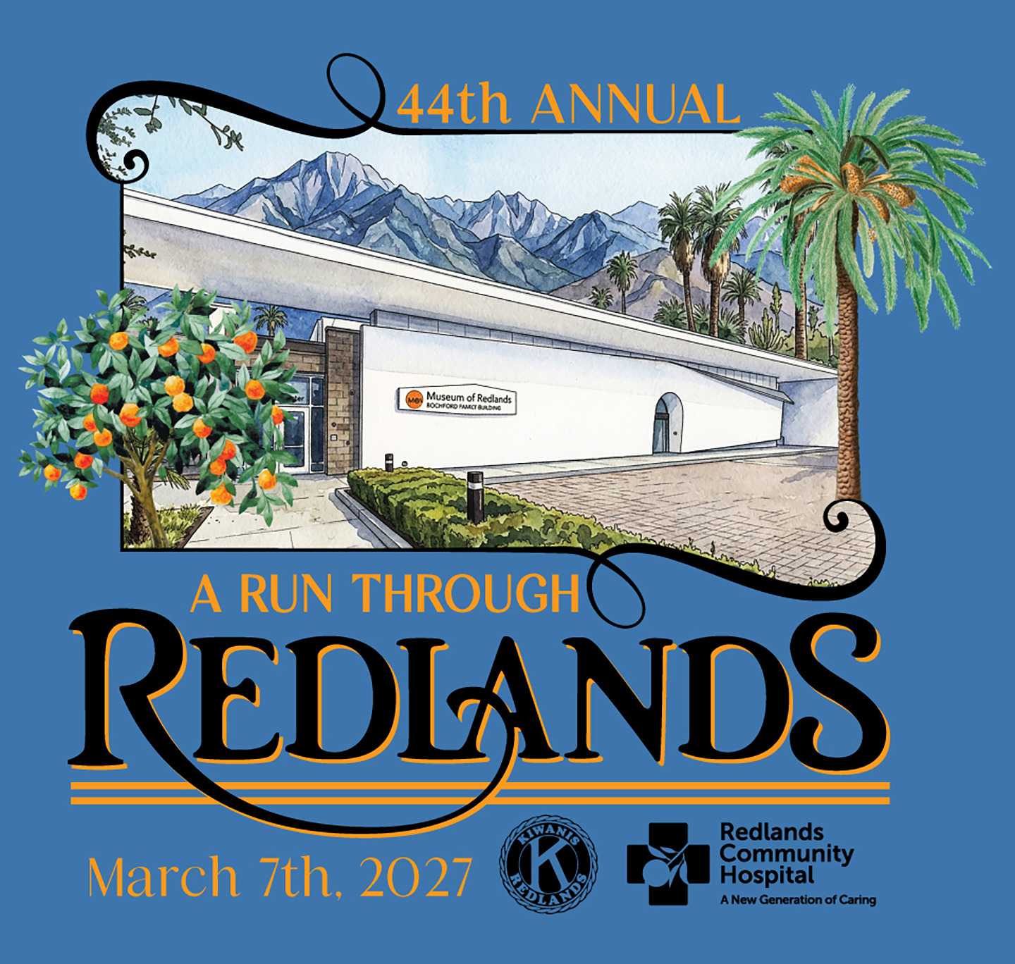 RTR 27 logo 2023 Redlands Christmas Parade